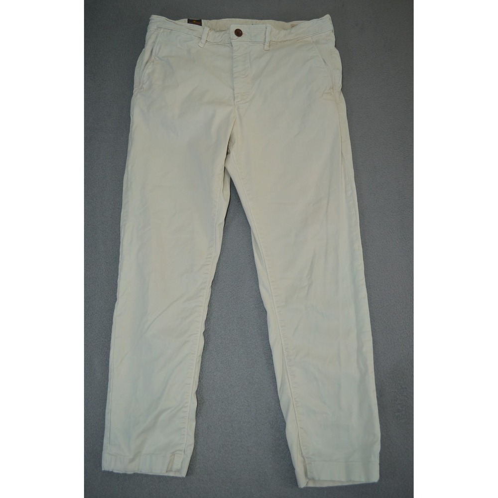 Faherty Coastline Chino Pants Tailored Fit 32x28 Mens Stretch Casual Khaki